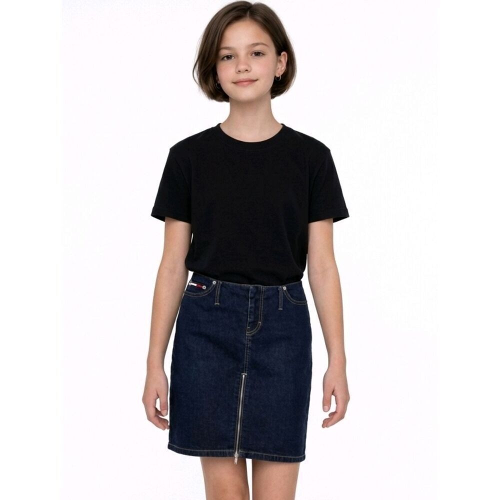 Tommy Hilfiger Blue Jean Zip Juniors Denim Skirt Size 7